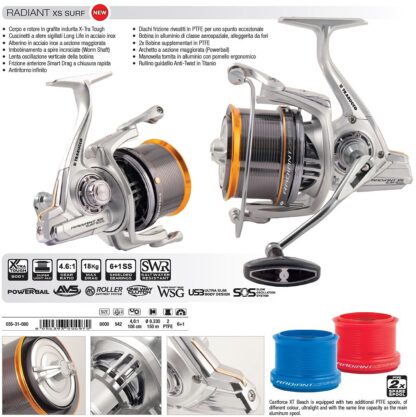 MULINELLO TRABUCCO RADIANT XS SURF 8000 - immagine 6